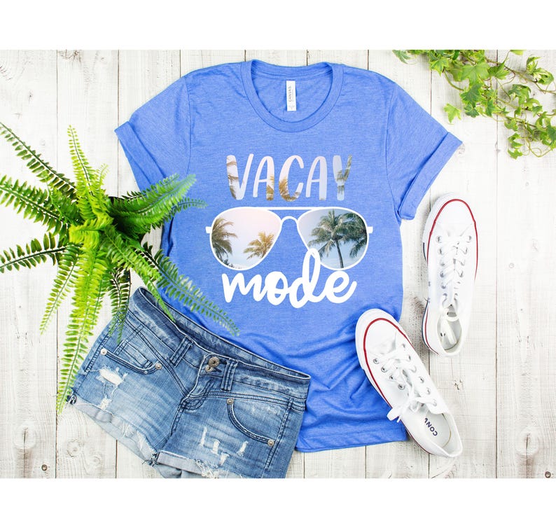 Vacay Mode T-Shirt, Vacation Shirt, Vacay Mode On, Travel Lover Gifts, Travel Shirt, Adventure Lover Shirt, Traveler Shirt, Vacation Shirts Bild 4