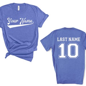 Custom Team Name Jersey Shirt, Custom Baseball Shirt, Sports Team Shirts, Custom Jersey Shirt, Custom Sport Shirts, Personalized Custom Tees image 3