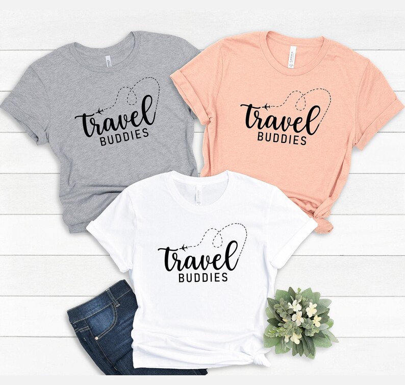 Travel Shirts, Travelers Shirt, Vacation Shirts, Adventure Shirt, Travel Buddies Gift, Matching Travel Shirt, Travel Lover Shirt, Travel Tee image 3