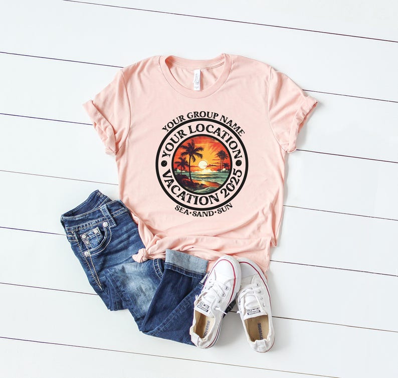 Custom Summer Shirt, Family Vacation Shirts, Custom Family Vacation Shirts, Custom Shirt, Personalized Family Shirt, Beach Summer Shirt image 4