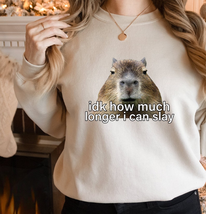 Sarcastic Hoodie, Sarcastic Sweatshirt, Idk How Much Longer I Can Slay, Funny Sayings Sweatshirt, Funny Sweatshirts, Meme Shirt, Funny Shirt image 3