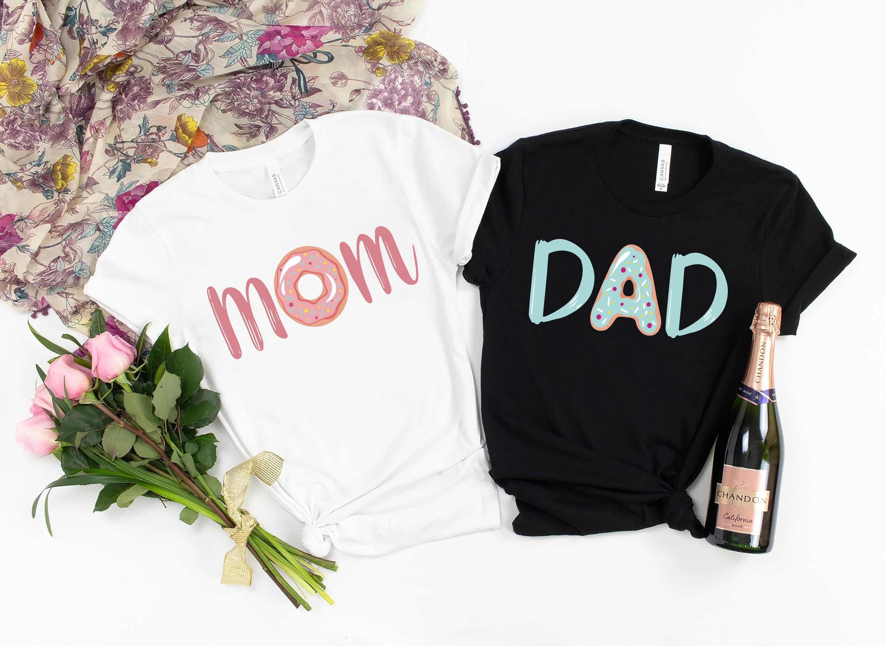Mom Dad Donut T Shirt, Donut Mom Shirt, Funny Donut Gifts, Donut Family Shirt, Donut Dad Shirt, Mothers Day Gift, Funny Mom And Dad Shirts