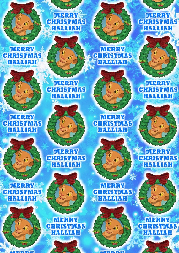 Lion king cheap wrapping paper