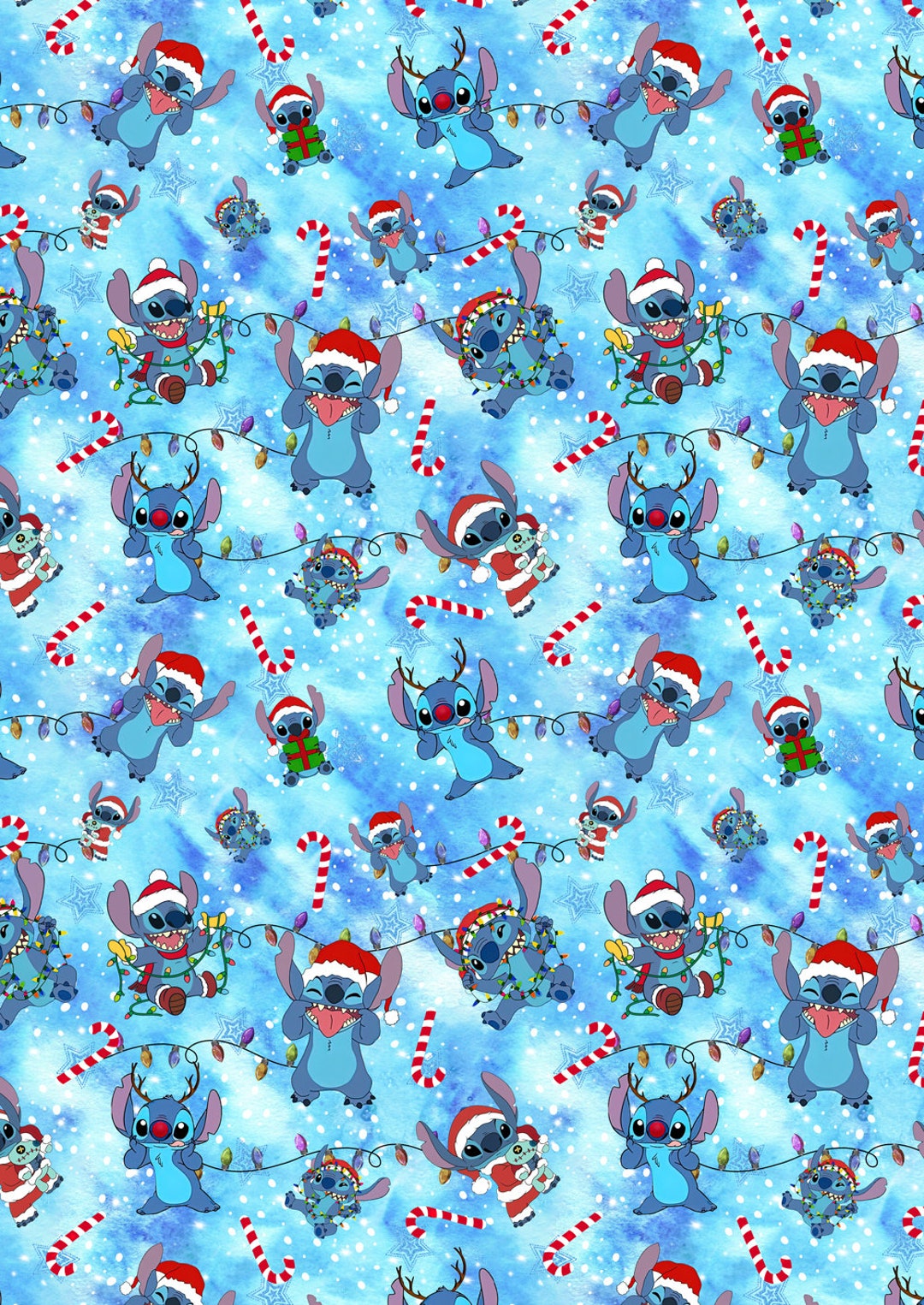 2 x LILO & STITCH Gift Wrap - Disney Stitch Birthday Wrapping Paper -  Design 3