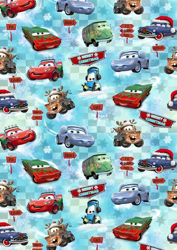 Cars wrapping paper deals