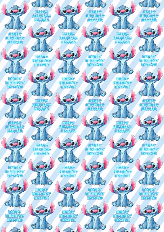 2 x STITCH Christmas Wrapping Paper - Lilo and Stitch Gift Wrap - Disney  Gift Wrap - Disney Wrapping Paper - Stitch Gift Wrap - Disney D2