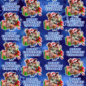 Hallmark Wrapping Paper Christmas Disney Pixar Toy Story Red 70 Sq Ft Jumbo  Roll Holiday Gift 