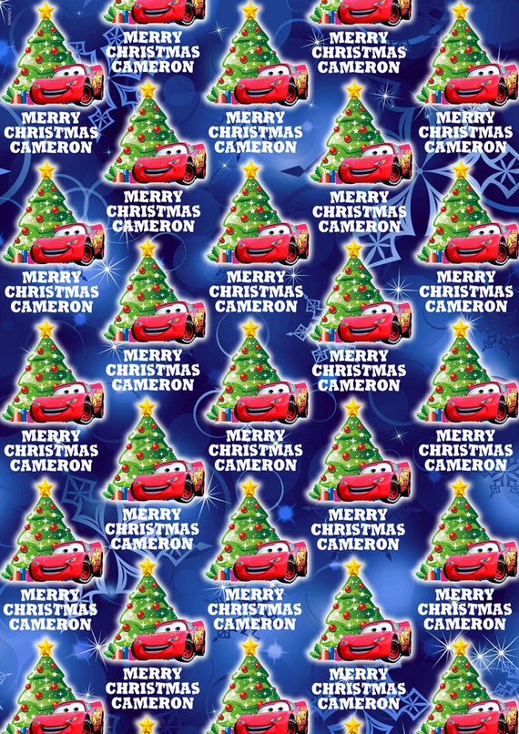 Christmas Cars Gift Wrap Sheet — HOORAY ALL DAY