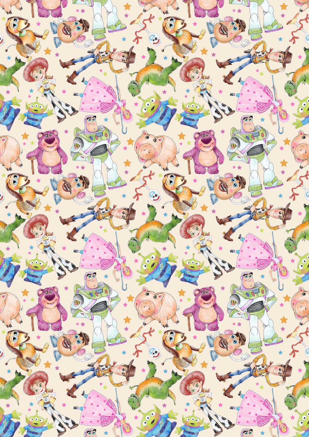 2 X TOY STORY Wrapping Paper Disney Toy Story Gift Wrap Disney Gift