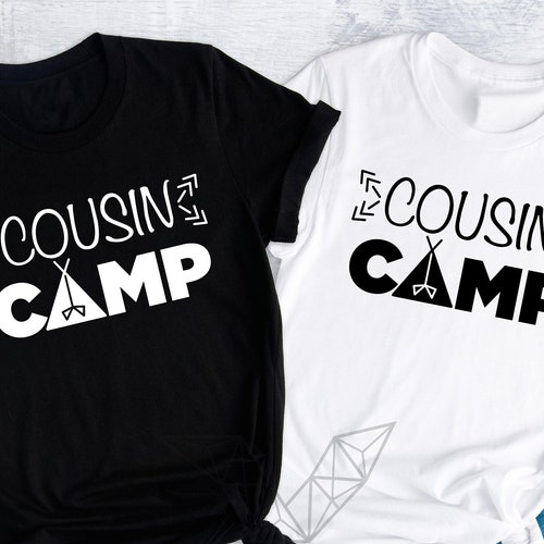 Cousin Camp Shirts Camping Tees for Family Friends Tshirt Etsy