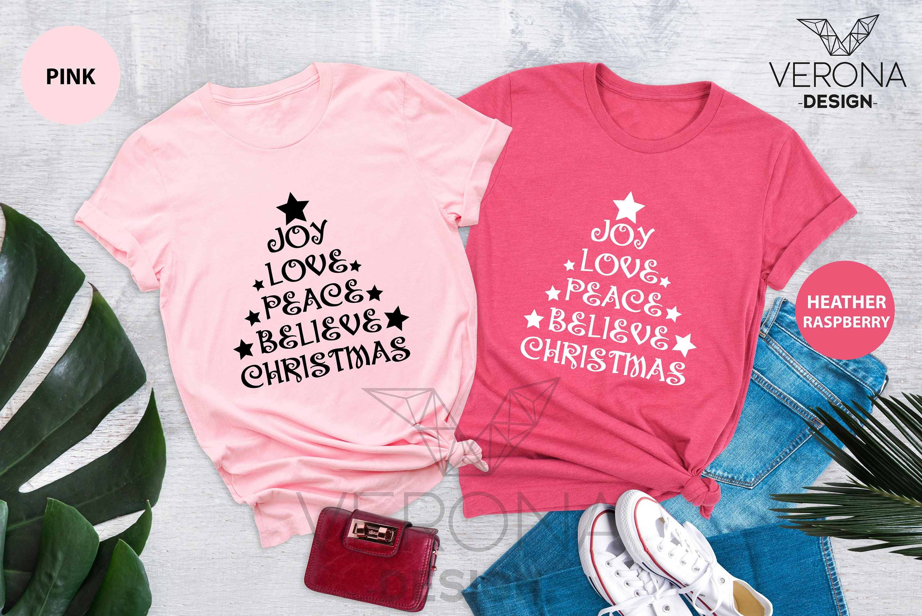 Discover Joy Love Peace Believe Christmas Shirt, Christmas Shirt, Funny Christmas Shirt