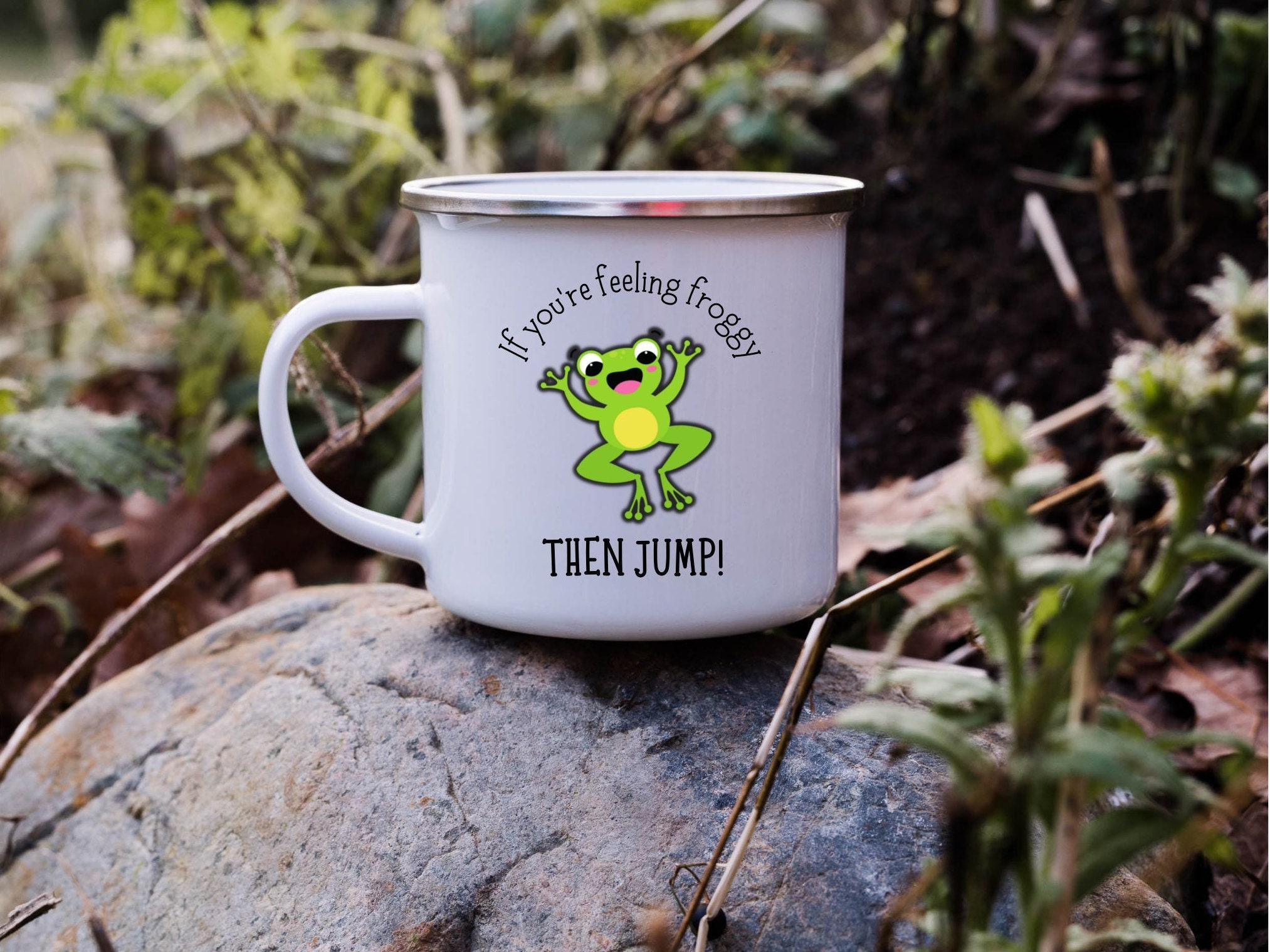 If You're Feeling Froggy Then Jump Frog Mug Froggy Mug - Etsy