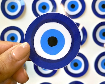 Evil Eye - Protection Symbol - Vinyl Sticker - Waterproof