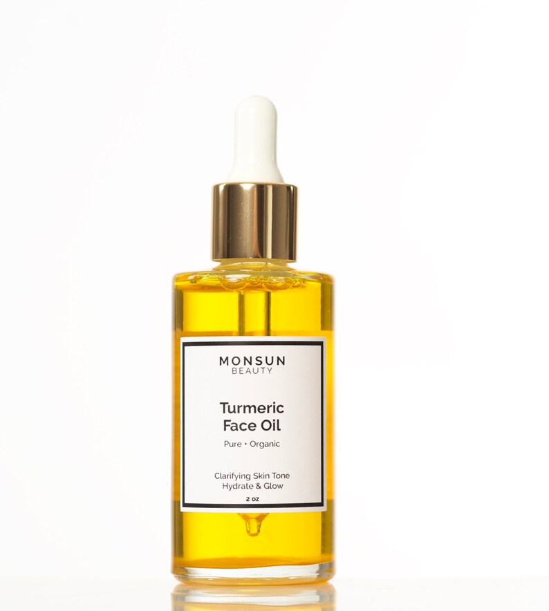 Turmeric Face Oil Soft & Glowing Skin Vegan 100 Organic Etsy