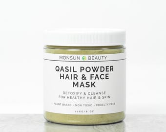 Qasil Organics  Pure Qasil Mask Powder for Hair and Skin, skincare, qasil, youthful skin