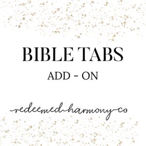 Bible Tabs Add-On