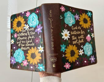 Semi-Custom Large Print (NKJV, ESV, or NIV) Journaling Bible