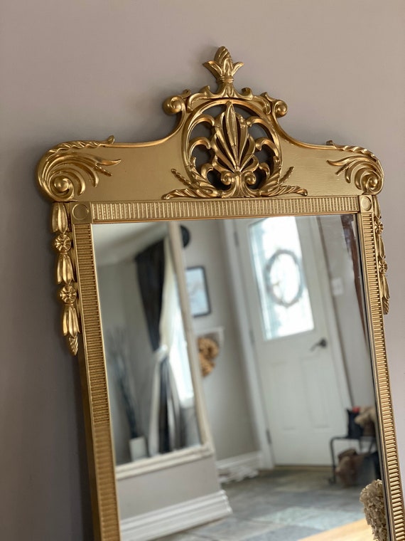 Vintage Gold Mirror Etsy