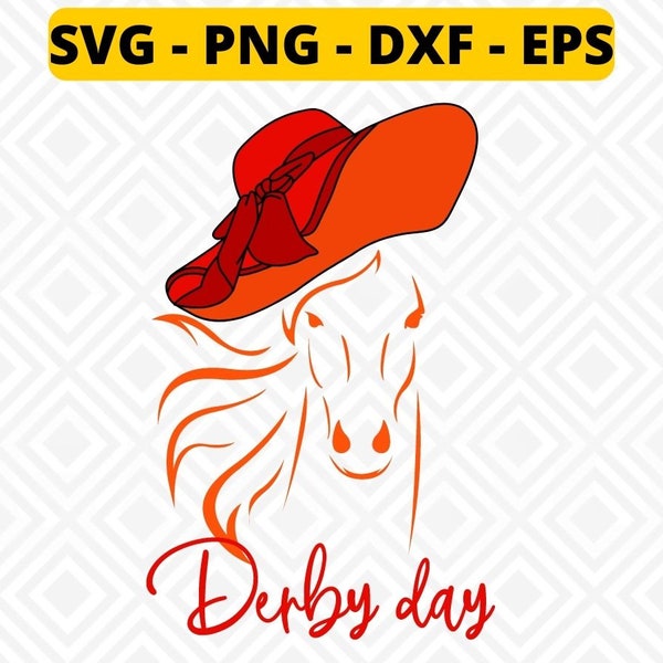 Horse Hat Kentucky Derby Day Funny Talk Derby To Me Horse Racing svg, Derby Day svg png dxf eps