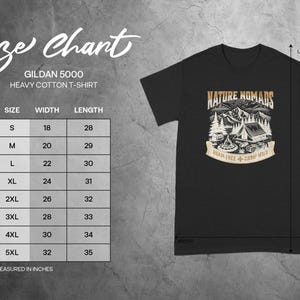 Adventure T-Shirt Nature Nomads Design, Roam Free Camp Wild Graphic Tee, Outdoor Enthusiast Gift, Unisex Heavy Cotton Shirt