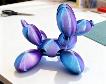 Articulated Balloon Dog STL | Articulated Toy | File For 3d Printing