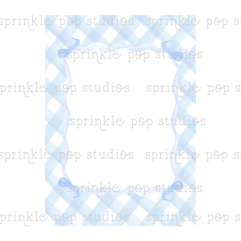 Wonderfully Made - Blue Gingham Frame