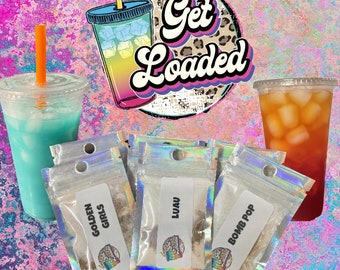 10 PK Loaded Tea Kit: Energy, Vitamins, Caffeine - DIY Flavors Healthy