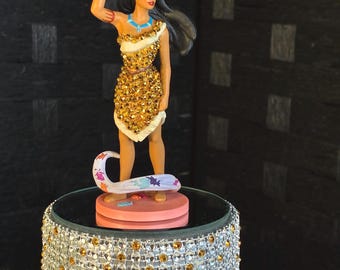 BEDAZZLED Disney Princess POCAHONTIS w/GLOBE