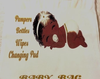 Kids Bedazzled BABY Canvas Tote Bags