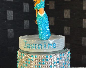 BEDAZZLED Disney Princess JASMINE w/GLOBE