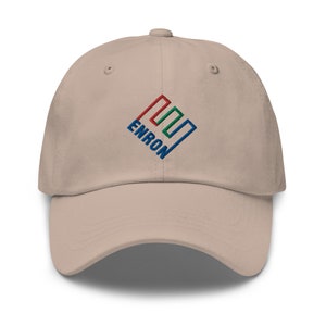 Enron Embroidered Logo Dad Hat