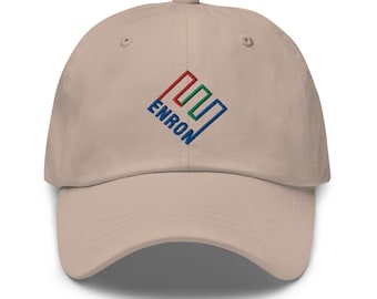 Enron Embroidered Logo Dad Hat