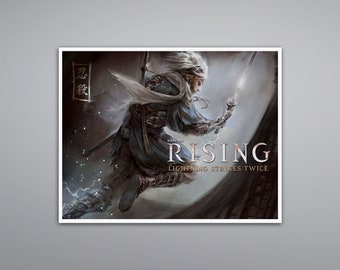 Rising: Lightning Strikes Twice Art Print