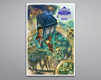 Professor Layton and the Big Blue Box (Doctor Who x Professor Layton Crossover)