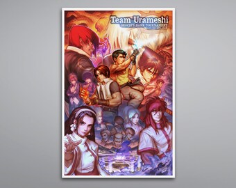Team Urameshi: Orochi's Dark Tournament Art Print