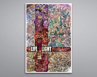 Life a Light (SSBU RPG) Art Print