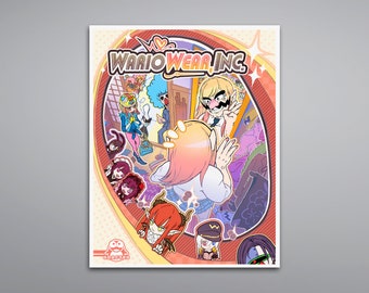 WarioWear Inc. Art Print (Warioware x My Dress Up Darling Crossover)