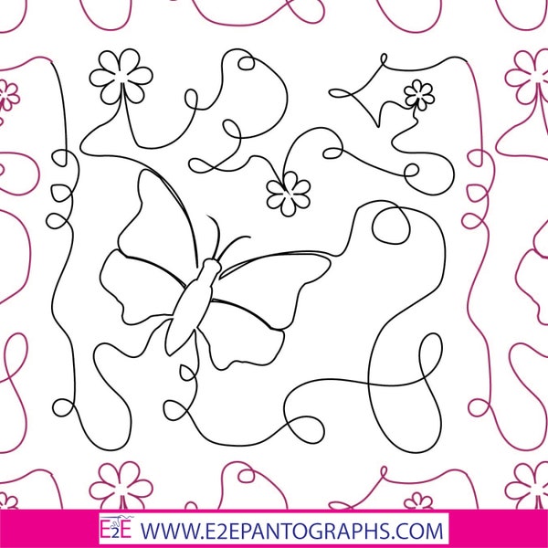 Butterfly Pantograph Etsy