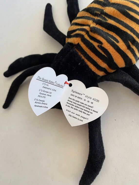 Spinner The Spider Beanie Baby | peacecommission.kdsg.gov.ng