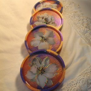 flower coaster set