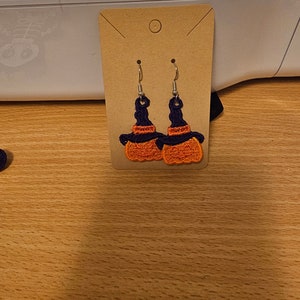 Jack-o-lantern Earrings FSL