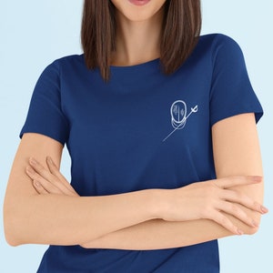 Fencing Mask and Sword Shirt | Fencing Lover T-Shirt | Fencing Gift | Fencers tee | Fencer Gift | Shirt for Fencer | Gift for Fencer