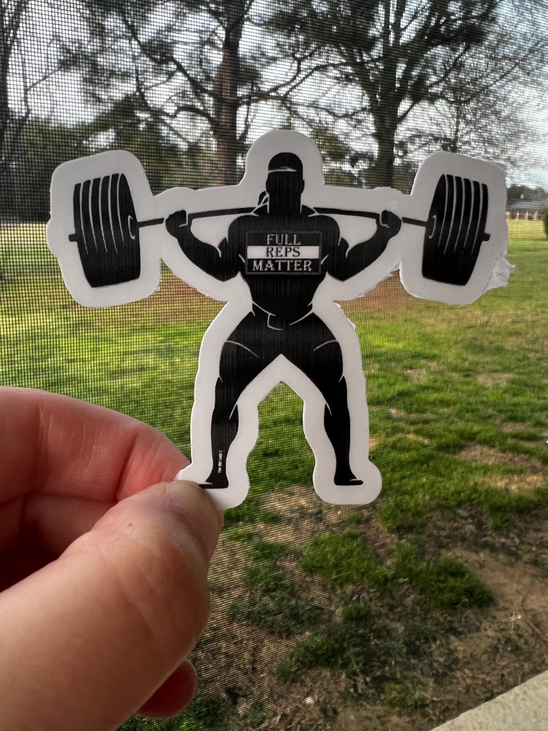 Full Reps Matter Sticker; Funny Sticker, Funny Water Bottle/laptop ...