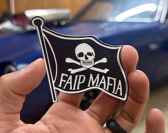 FAIP Mafia Sticker: Funny Pilot Gift, instructor pilot sticker