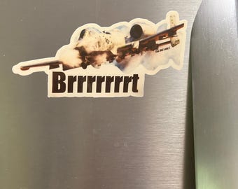 A-10 Warthog magnet, military jet magnet