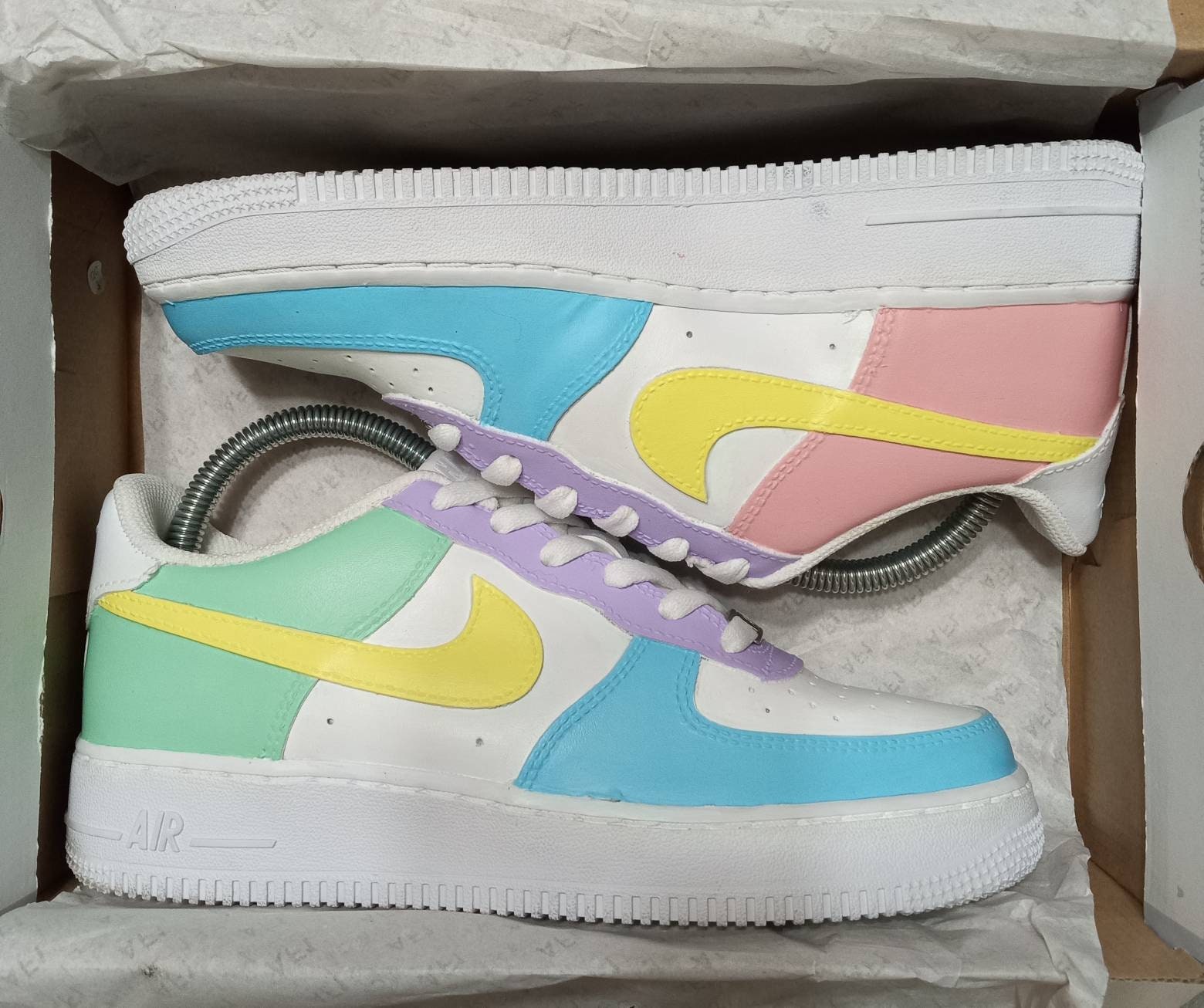 custom nike air force 1 pastel