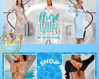 DIY Website Banners | Shopify Banners | Wix Banners | Boutique Templates | Canvas Templates | Website Thumbnails | DIY Social Media Graphics