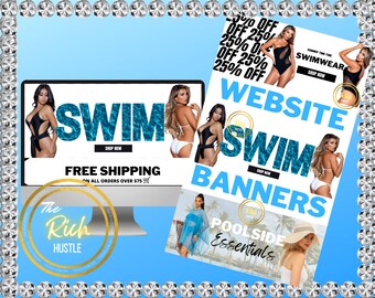 DIY Website Banners | Shopify Banners | Wix Banners | Boutique Templates | Canvas Templates | Website Thumbnails | DIY Social Media Graphics