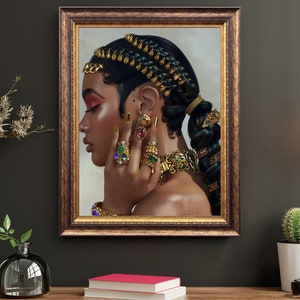 Black Art | Black Girl Art | Black Woman Wall Art | Black Wall Art | Black Woman Art | Black Girl Wall Art | Urban Digital Prints