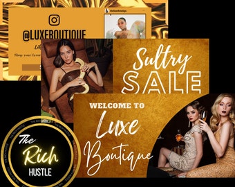 DIY Website Banners | Shopify & Wix Banners | Social Media Banners | Canva Templates | Website Templates | DIY Templates | DIY Canva Banners